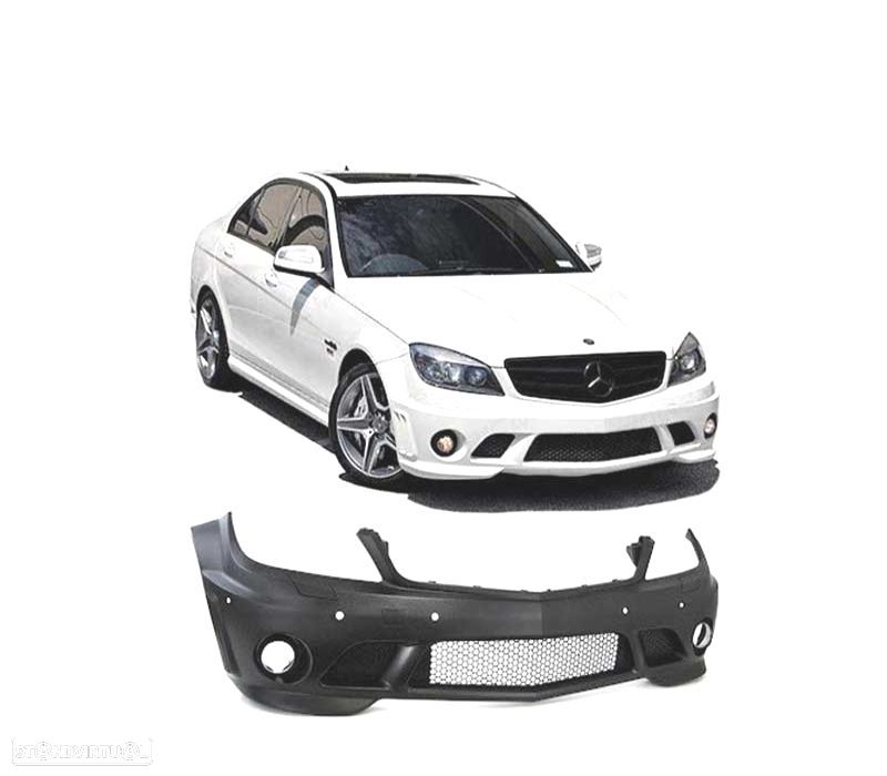 PÁRA-CHOQUES FRONTAL MERCEDES W204 07-11 LOOK AMG C63 PDC SRA PDC - 1