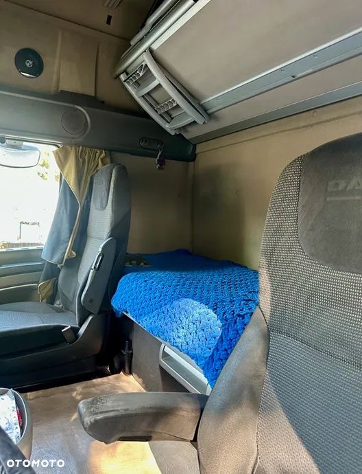 DAF XF 105.460 SUPER SPACE CAB AUTOMAT SPOJLERY KLIMA WEBASTO 2xALUTANK LODÓWKA LOW DECK MEGA EURO 5 EEV 2013r - 9