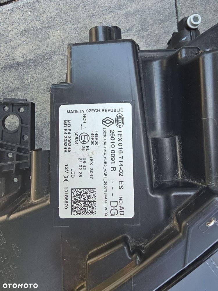 RENAULT CAPTUR II LIFT MITSUBISHI ASX Lampy Full Led 260100091R 260107674R - 15