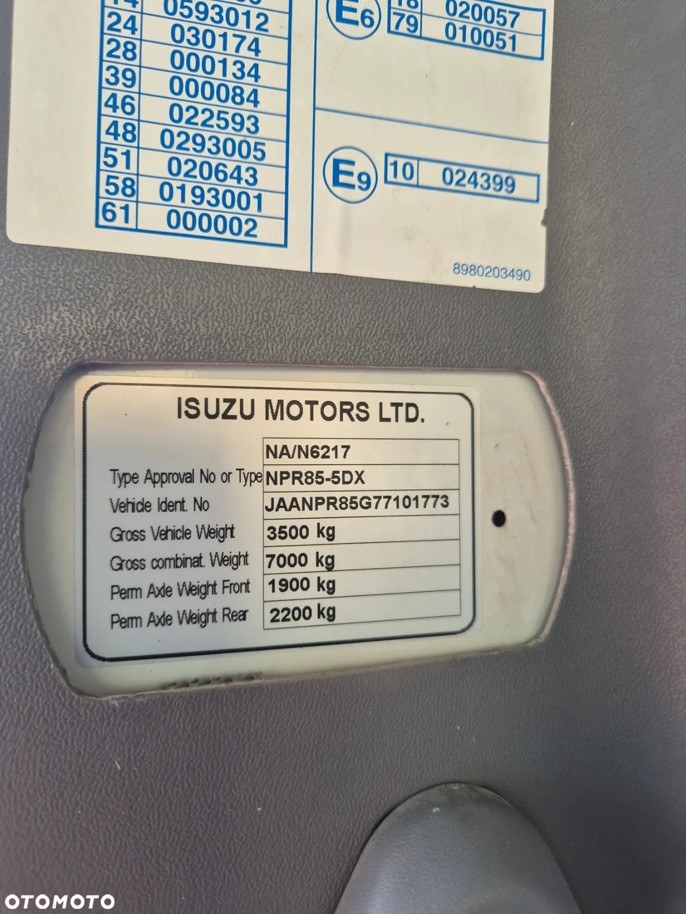 Isuzu ISUZU NPR WYWROTKA KIPER 3 STRONY ORYGINAŁ BEZ KOROZJI - 17
