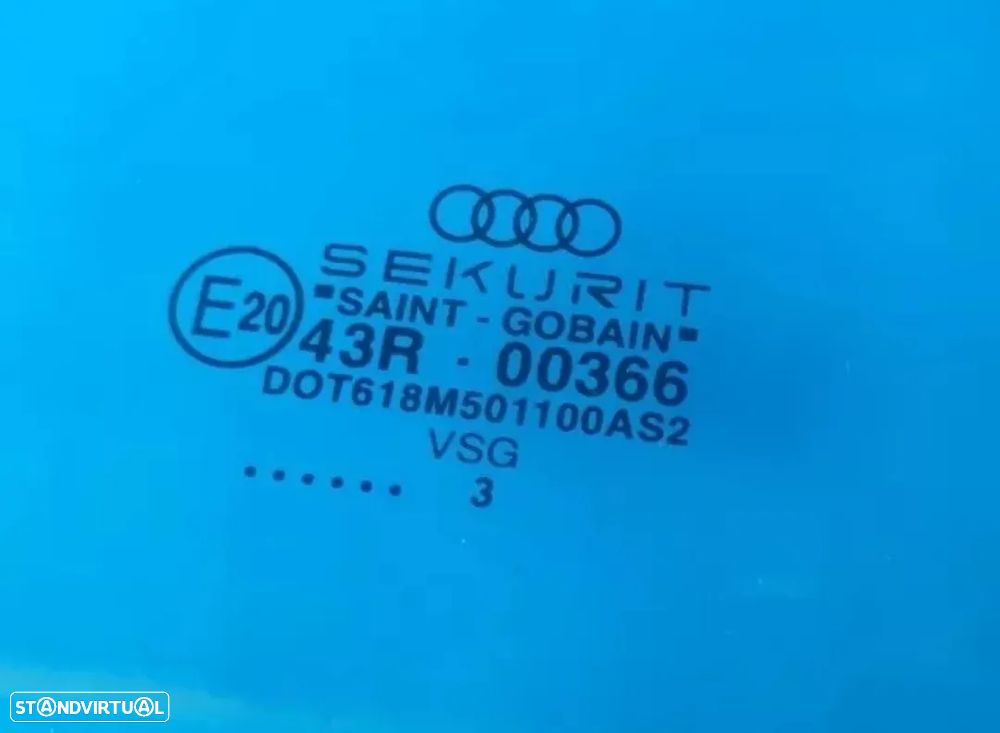 Vidro da porta frente direita originais duplo para Audi A8 d3 4e0 2003+ (5x no estoque) - 4