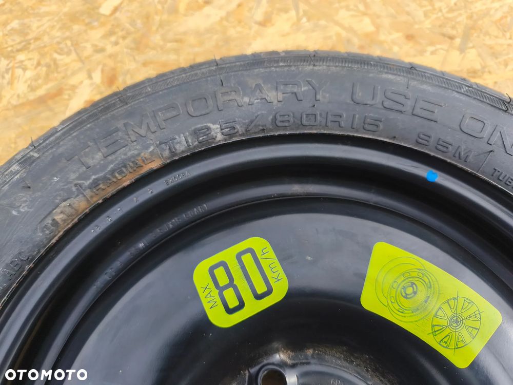 KOŁO DOJAZDOWE ZAPASOWE CITREON C3 II DS3 15 CALI 4X108 - 4