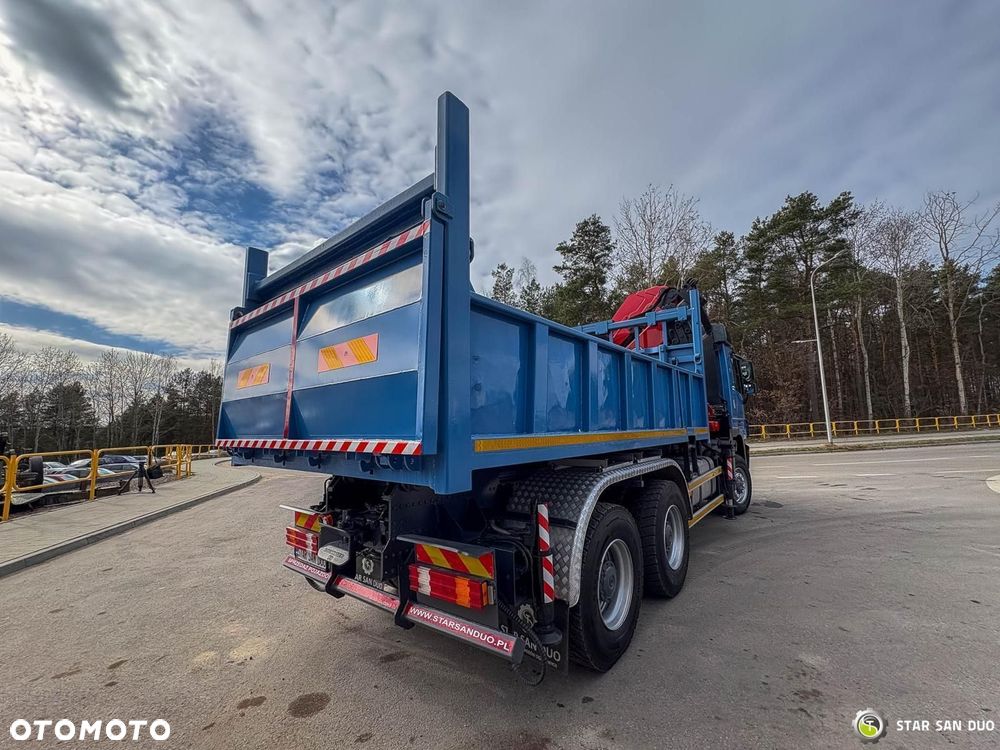 Mercedes-Benz ACTROS 3341 6x6 HMF 4220 K4 HDS Żuraw Wywrotka - 8