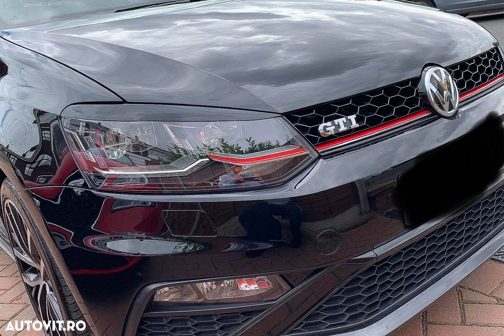 Pleoape Faruri compatibil cu VW Polo 6R 6C (2009-2017) Negru Lucios - 6