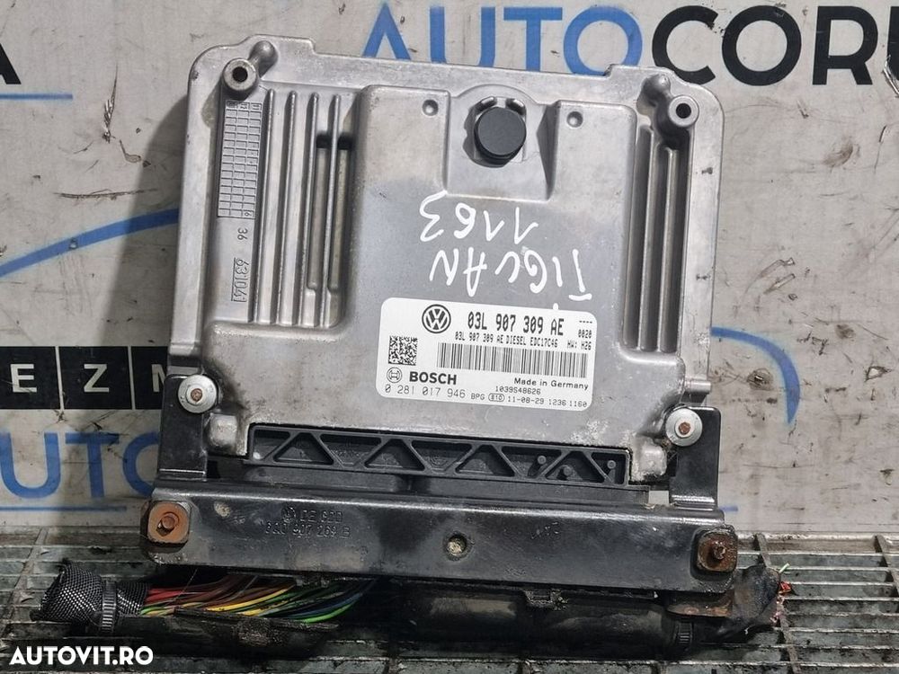 Calculator motor Volkswagen Tiguan 5N Facelift 2.0 TDI 2011 - 2015 140CP Manuala CFFB ... - 1