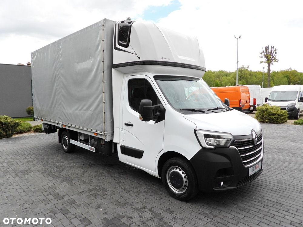 Renault MASTER  PLANDEKA 10 PALET WEBASTO TEMPOMAT LEDY PNEUMATYKA KLIMATYZACJA  165KM - 5