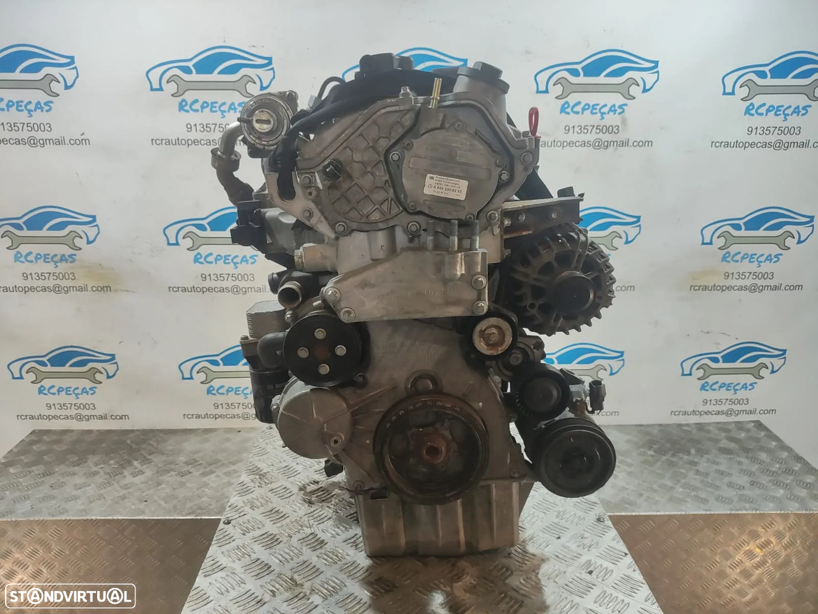 Motor Completo Mercedes Benz Smart Mitsubishi 1.5 CDI 12v 95cv 639939 Injeção Bosch - 3