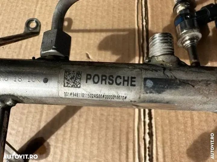 injector injectoare sistem injectie Porsche Cayenne 9pa 957 Panamera V8 benzina M48 rampa injectie senzor - 4