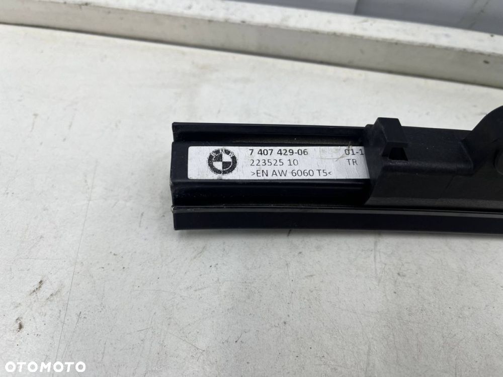 Szyba boczna BMW 3 G20 sedan 18r.- lewa tylna w drzwi trójkąt lewy tył 7425083 - 4