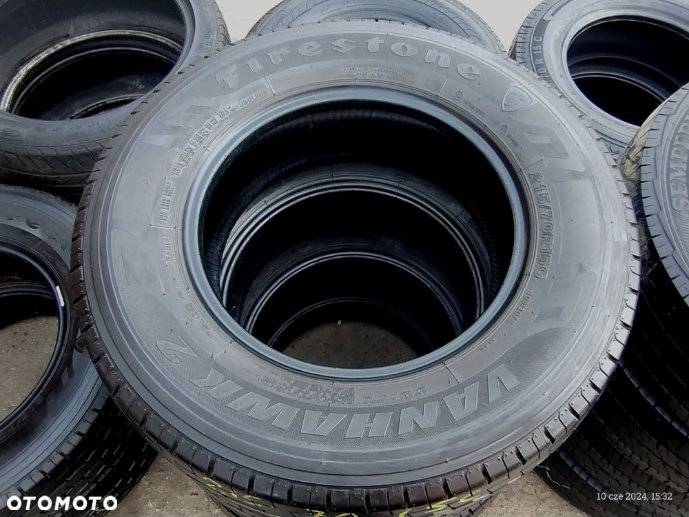 215/70R15C 15 C Opony Letnie Lato FIRESTONE VANHAWK 2 8,5mm jak 225/70 LEGNICA ALU-RAD - 17