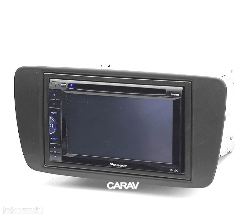 MOLDURA ADAPTADOR PRETO PARA RADIO 2-DIN PARA SEAT IBIZA 08-15 - 5
