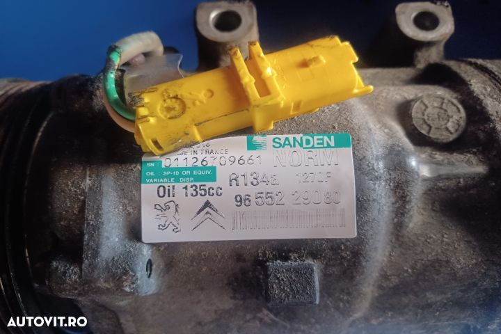 Compresor AC 9655229080  01126709661 Citroen C8 1 [2002 - 2008] Miniv - 2