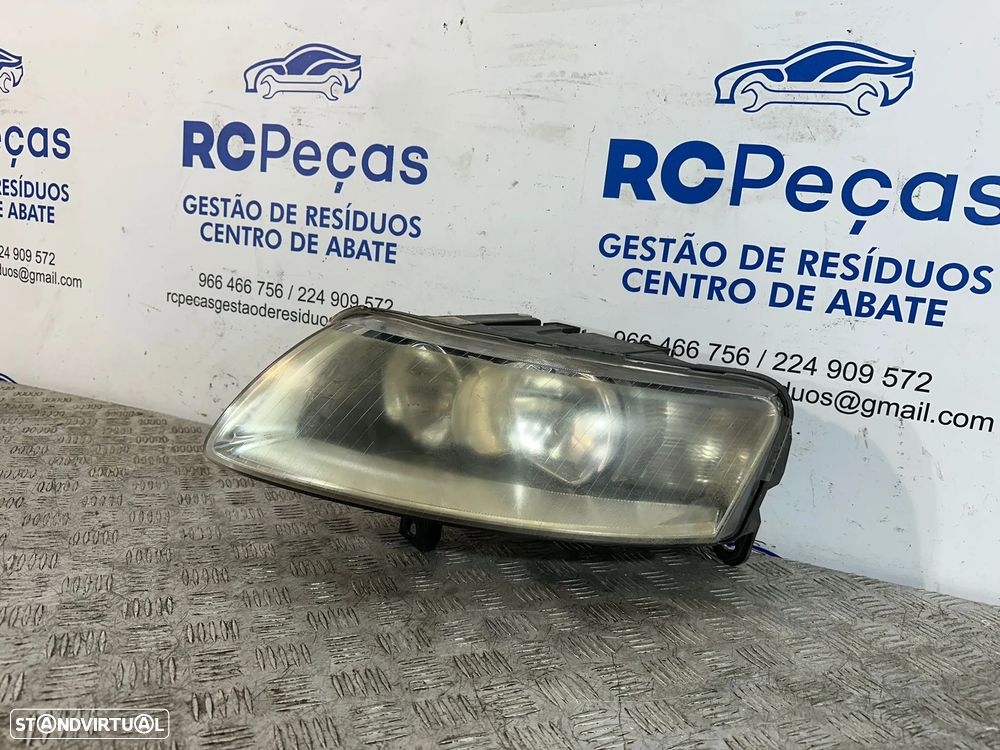 .Conjunto Farol Otica Frente Frontal Direita Esquerda Audi A6 C6 Original - 13