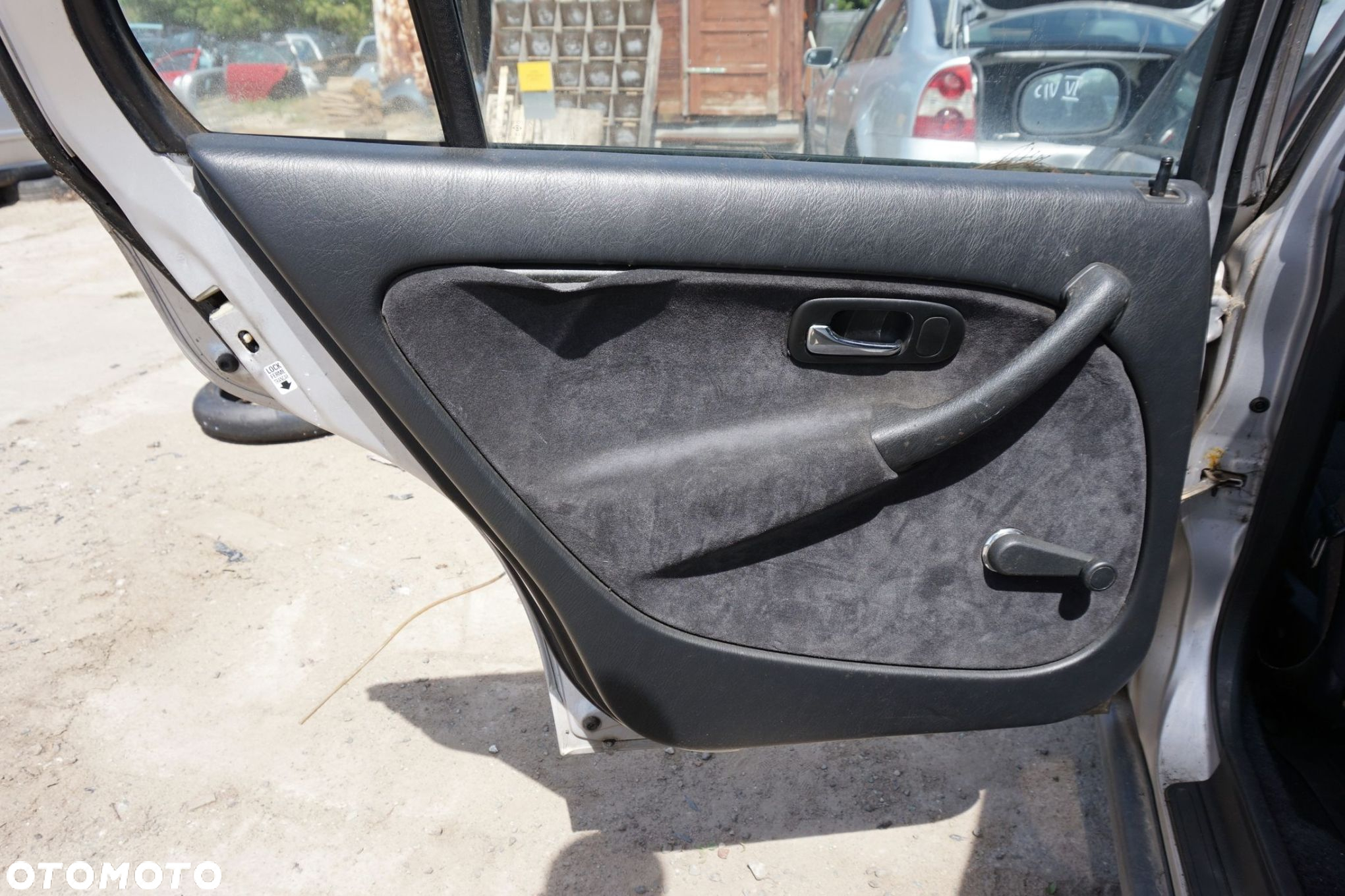 DRZWI TYLNE LEWE CIVIC VI KOMBI NH614M  SREBRNY HONDA 1995-2001 - 4