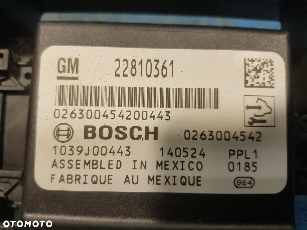 OPEL ASTRA J LIFT MODUŁ STEROWNIK PARKOWANIA PDC 22810361 - 2