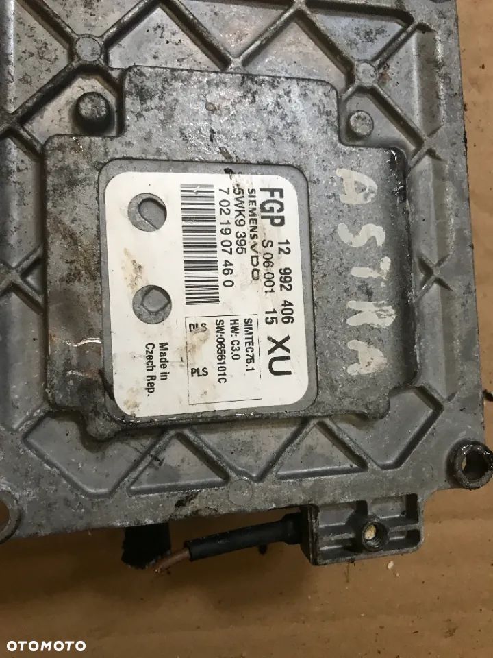 KOMPUTER STEROWNIK OPEL ASTRA H VECTRA C 1.8 5WK9395 - 3