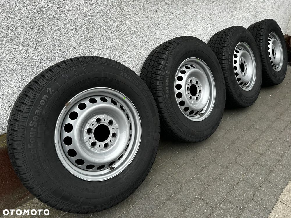 225 75 16C / Mercedes SPRINTER 6x130 / czujniki /et62 / CONTINENTAL wielosezon - 1