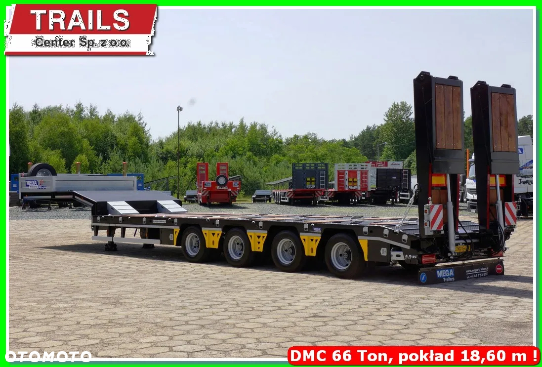 Inny Niska podłoga 4-osie, rozciągana dł. 18,60 m,  własne PTO, NAJAZDY HYDRAULICZNE. !!! - 9