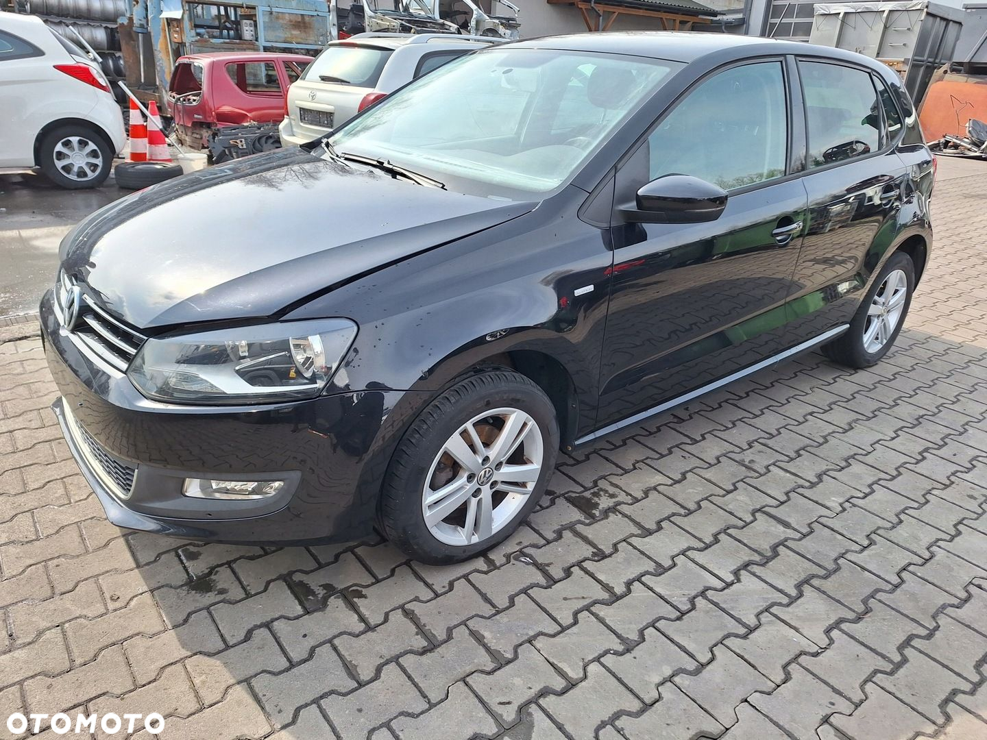 VOLKSWAGEN VW POLO 5 V 6R 6C 09-17 CZARNE LUSTERKO PRAWE 5D LC9X .-PIN EU - 4