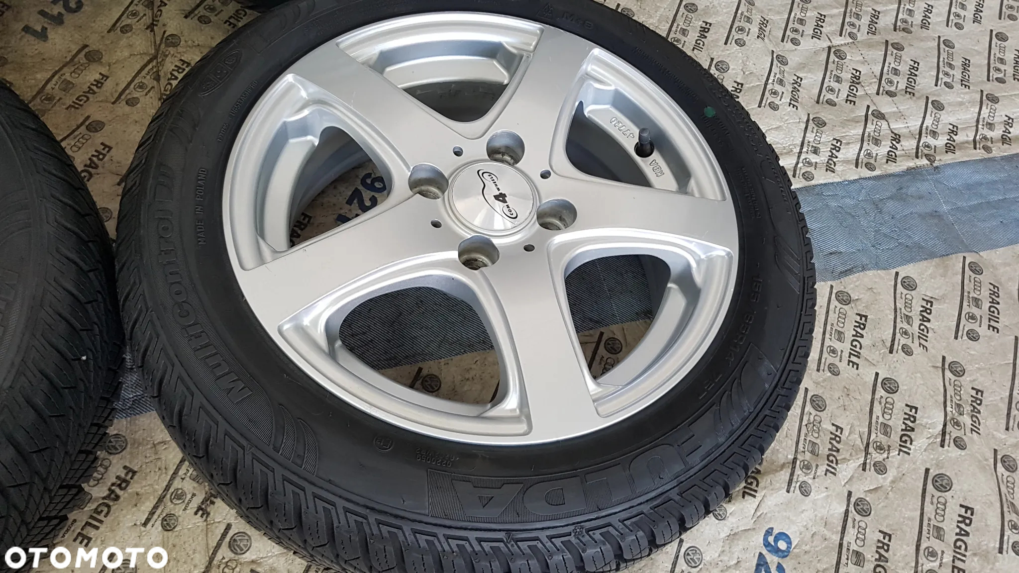 KOŁA CAŁOROCZNE CITROEN C1 TOYOTA AYGO PEUGOT 1008 4X100 155/65R14 5,5JX14 ET35 - 16