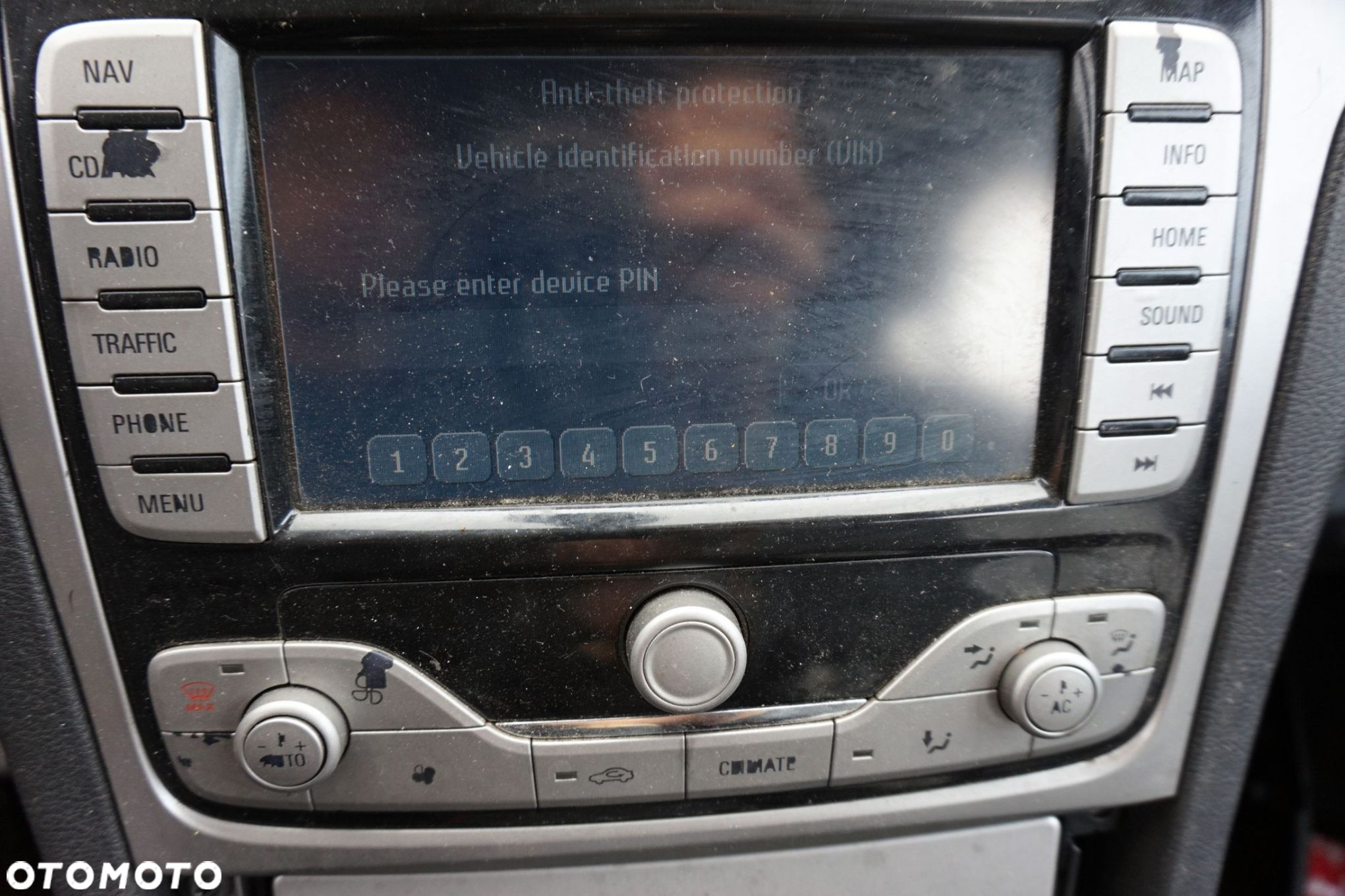 RADIO NAWIGACJA FABRYCZNA S-MAX I MK1 8S7T-18K931-BB FORD 2006-2010 - 2