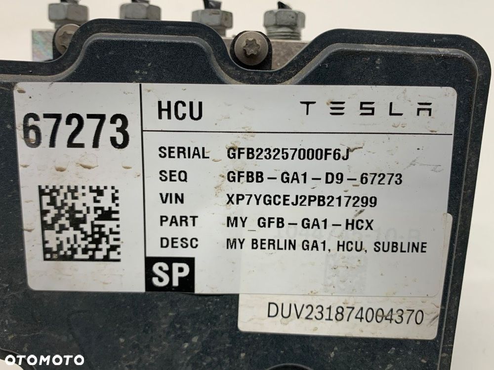 POMPA ABS  TESLA MODEL Y (5YJY) 2019 - 2022 EV 235 kW [320 KM] - 5
