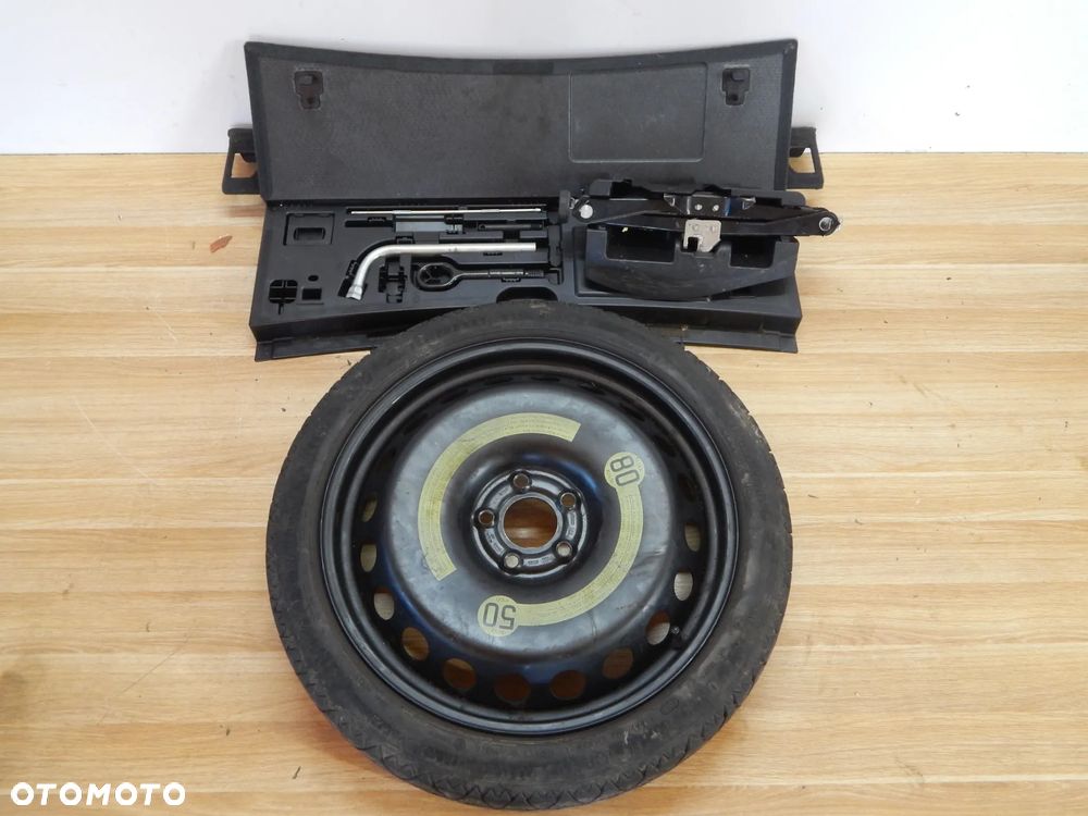 Zestaw naprawczy koło dojazdowe wkład styropian klucz podnośnik 19" R19 AUDI A4 B8 a5 a8 a3 Seat skoda VW Łuków części - 1