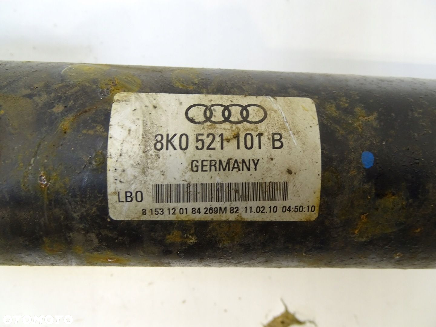 WAŁ NAPĘDOWY 8K0521101B 2.7 3.0 TDI AUDI A4 B8 A5 8T - 7