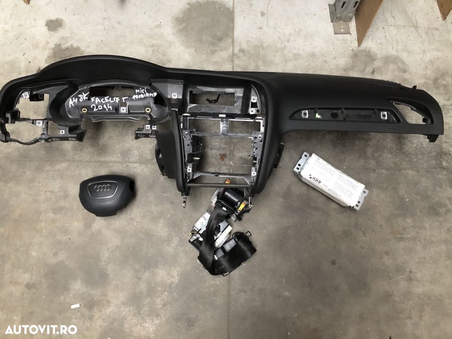 Kit airbag AUDI A4 an 2012-2016 plansa bord, airbaguri si centuri - 1