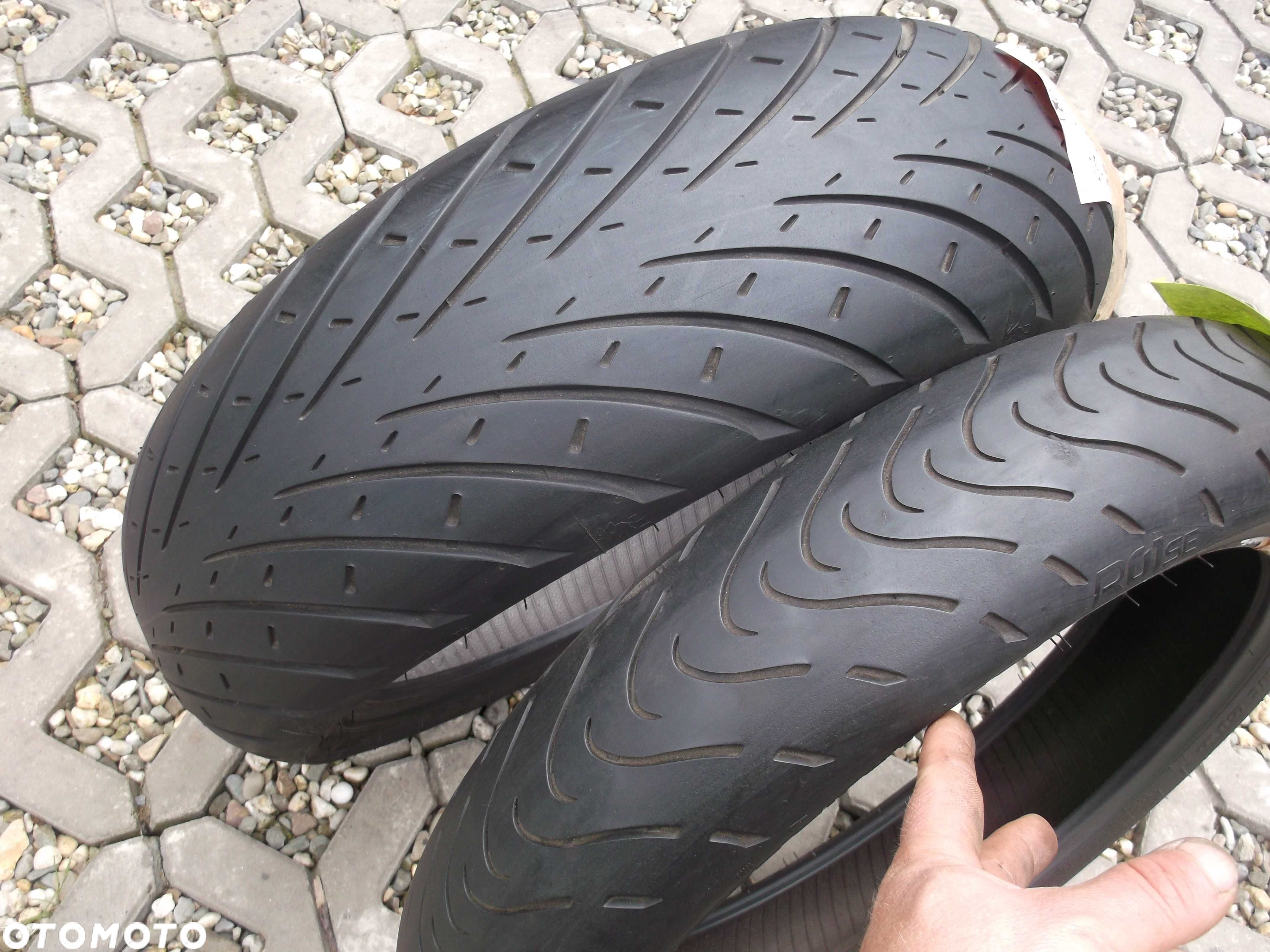 opona 120/70ZR17 180/55zr17 Metzeler Roadtec 01se komplet para stunt - 1