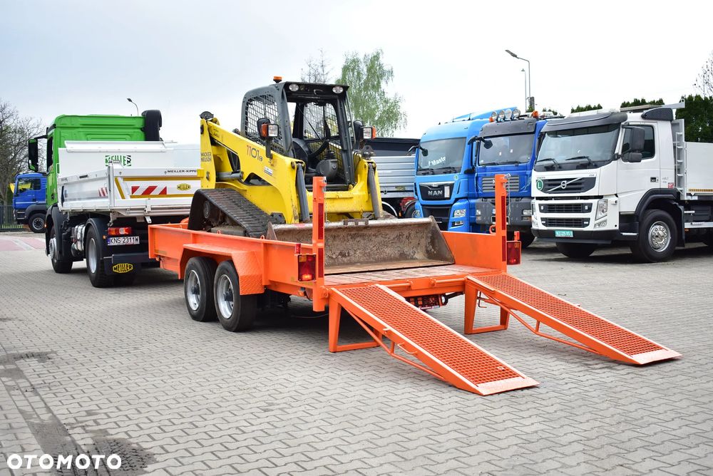 Blomenröhr Przyczepa do przewozu maszyn budowlanych / Najazdy/ DMC : 6900 KG/ Sprowadzona z Niemiec ! - 8