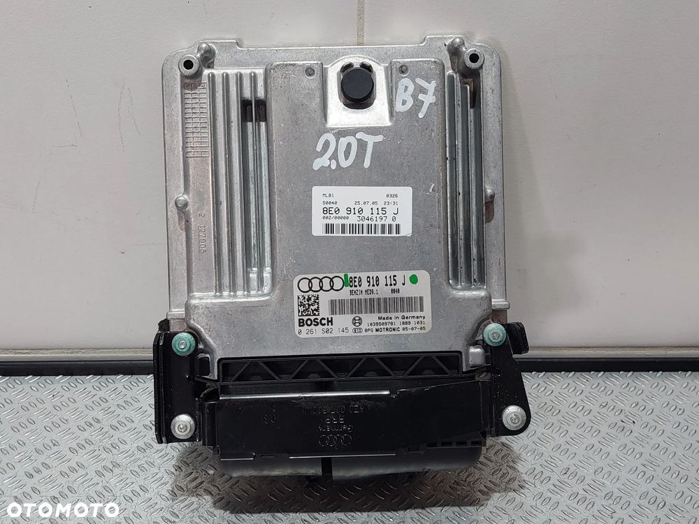 STEROWNIK SILNIKA KOMPUTER AUDI B7 A4 R2007 NR 8E0910115J - 1