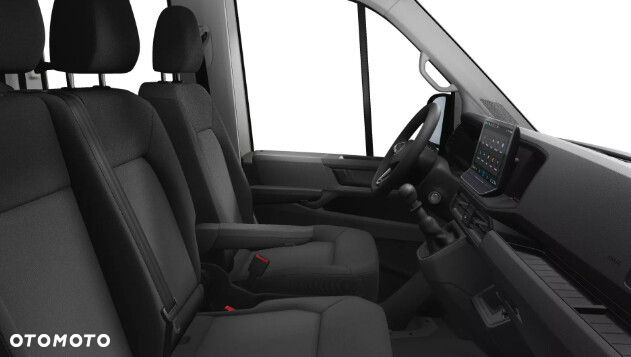 Volkswagen Crafter 35 Skrzyniowy z podwójną kabiną silnik: 2,0 l EU6 SCR 140 KM / skrzynia biegów: Przedni napęd manualna 6-biegowa rozstaw osi: 3640 mm - 4