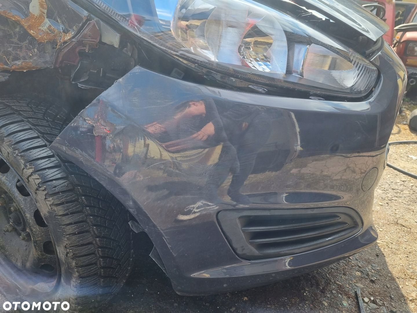 FORD FIESTA MK7 12-17 LIFT 2013 r. FC KOMPLETNY ZDERZAK PRZÓD PRZEDNI - 2