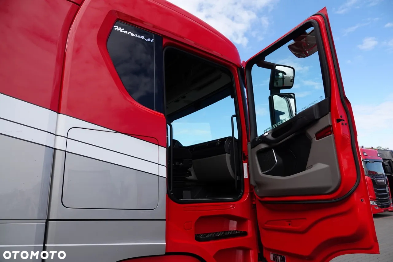 Scania S 500 / RETARDER / HYDARAULIKA / PRZÓD NA PODUSZKACH / KLIMA POSTOJOWA / ALUFELGI / OPONY 100% / PO KONTRAKCIE SERWISOWYM / SPROWADZONY - 35