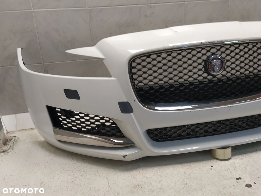 JAGUAR XF X260 ZDERZAK PRZÓD PRZEDNI KOMPLETNY SPRYSKIWACZE GRILL ATRAPA CHŁODNICY ZNACZEK ORYGINAŁ - 3