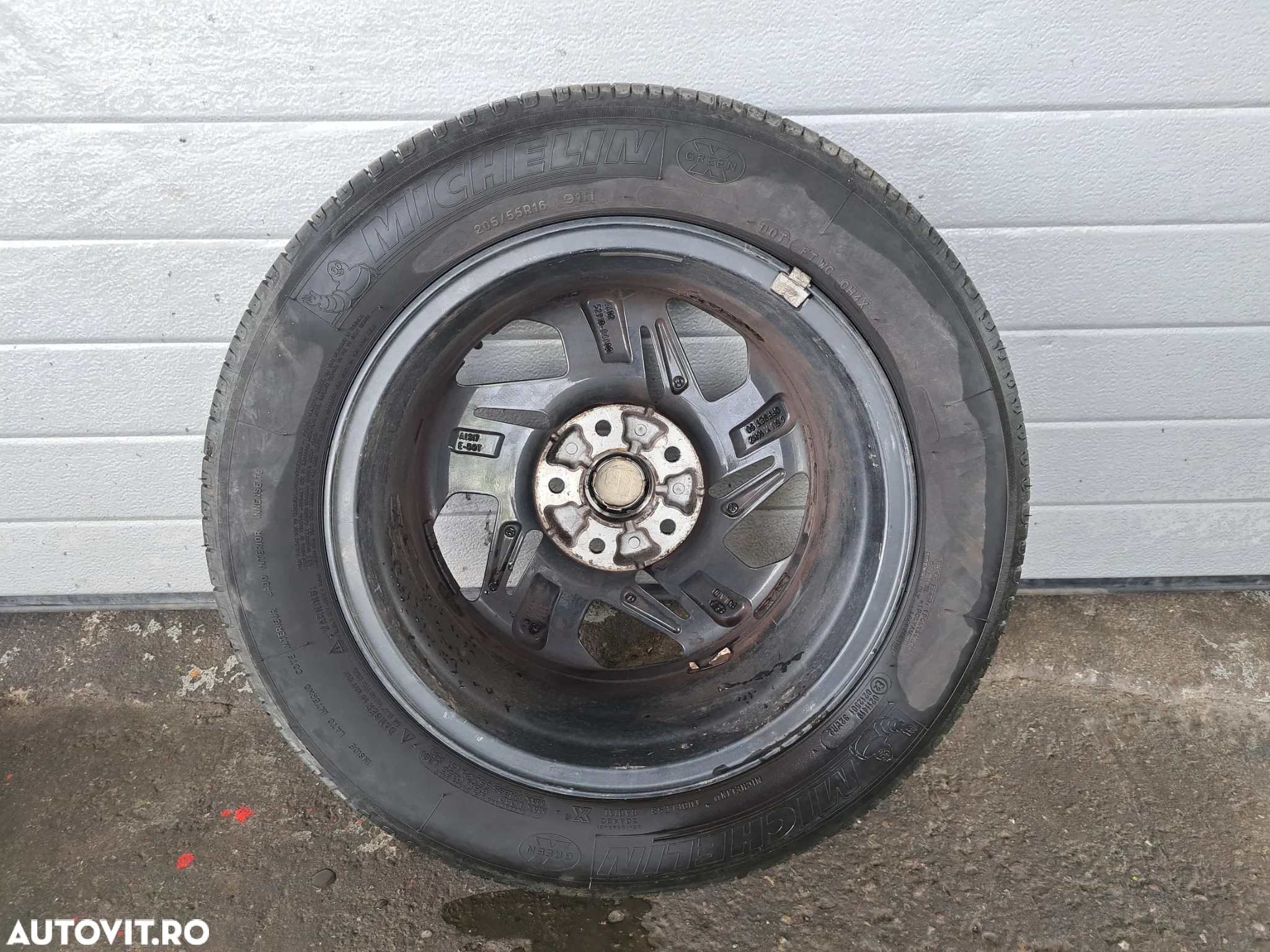 Roata Janta aliaj 6.5J x R16 H2 ET50 prezoane 5x114.3 originala Hyundai i30 model Dimond cut - 3