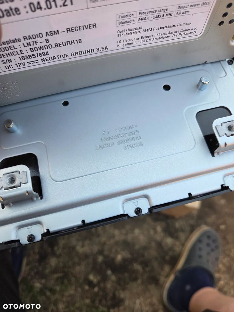 Radio Nawigacja Opel Zafira C 39186158 LN7F-B - 5