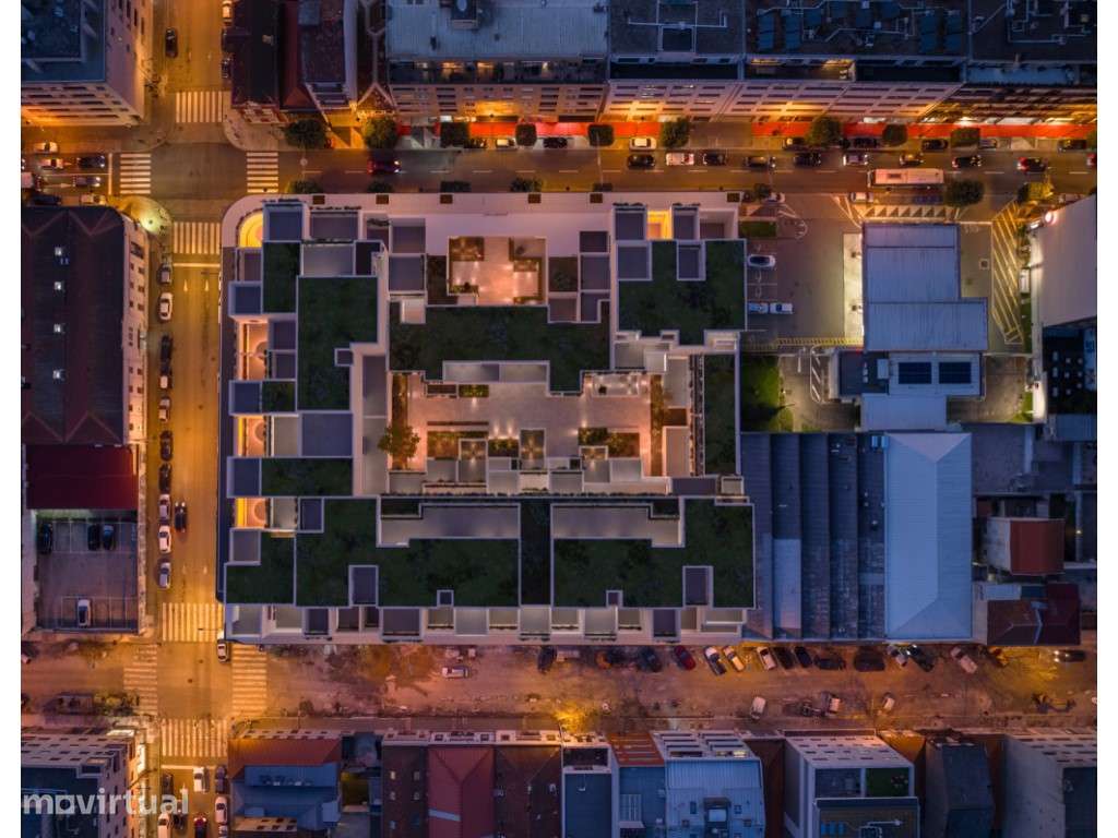 Apartmento T2 com terraço e varanda - Grande imagem: 3/20