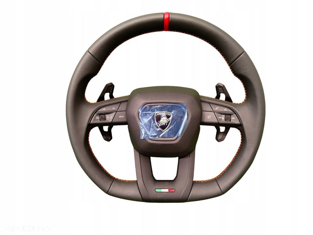 LAMBORGHINI URUS KIEROWNICA ŁOPATKI CZERWONA NIĆ - 1
