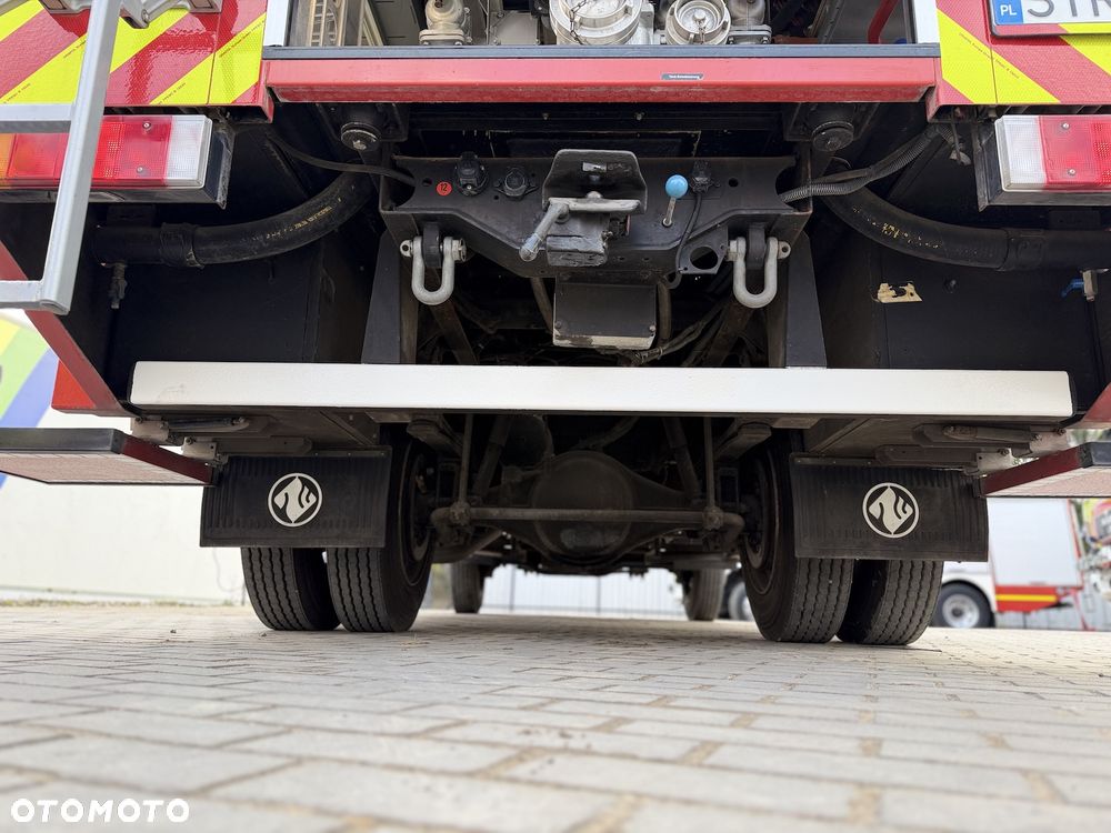 MAN Straż pożarna, Pojazd pożarniczy, Wóz strażacki, MAN L80 średni GBA 4x4 CNBOP, 2200l wody, reduktor, - 9