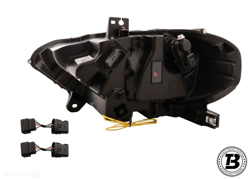 Faruri LED compatibile cu Ford Mustang VI Black Design Semnalizare Dinamica - 15