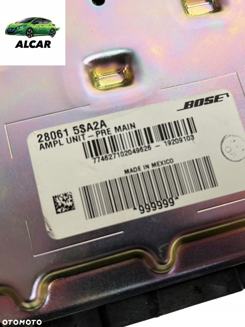WZMACNIACZ RADIA GŁOŚNIKÓW NISSAN LEAF ZE1 II 2 28061 5SA2A BOSE - 3