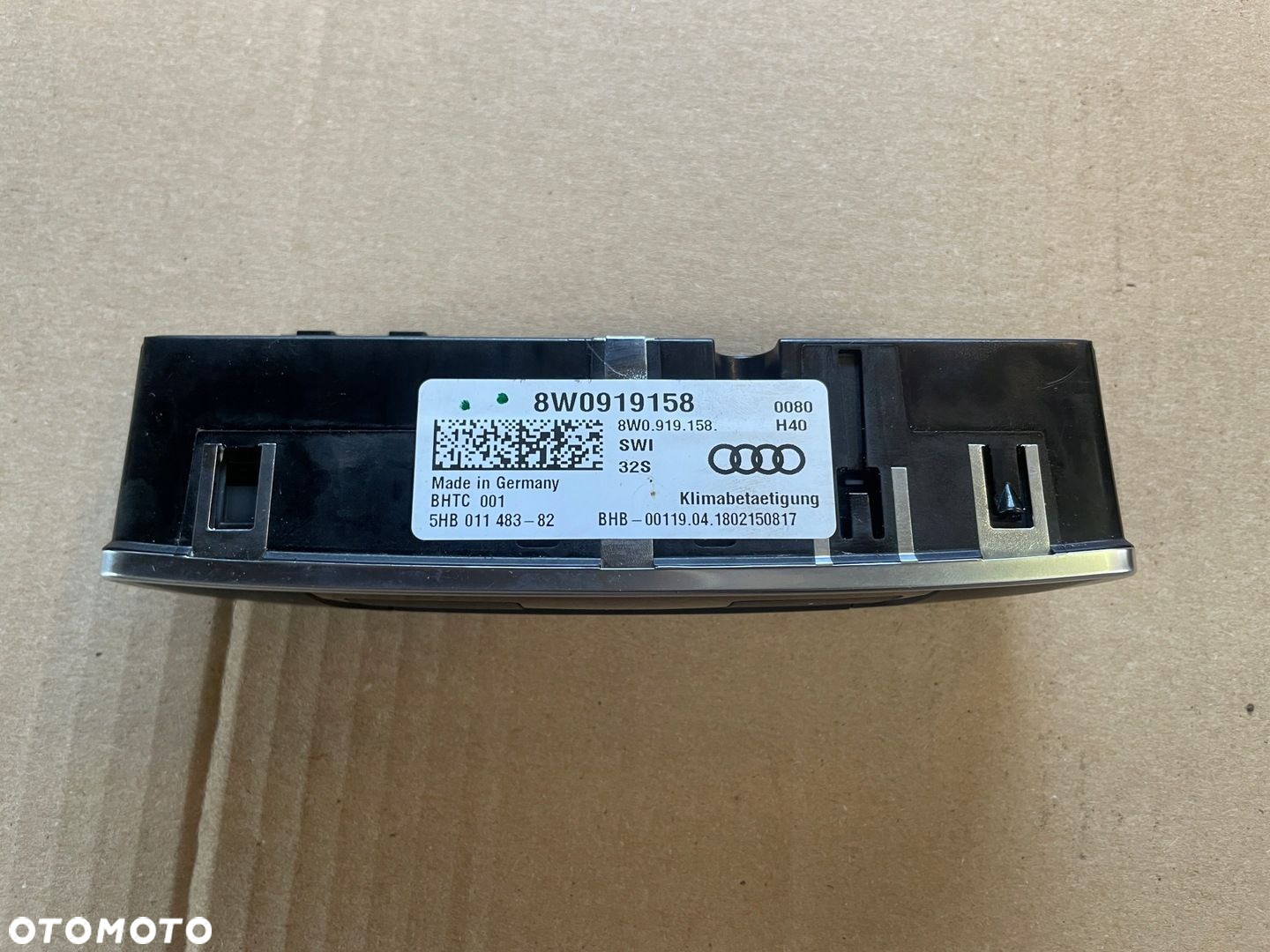 AUDI A5 8W PANEL KLIMATYZACJI TYŁ 8W0919158 - 2