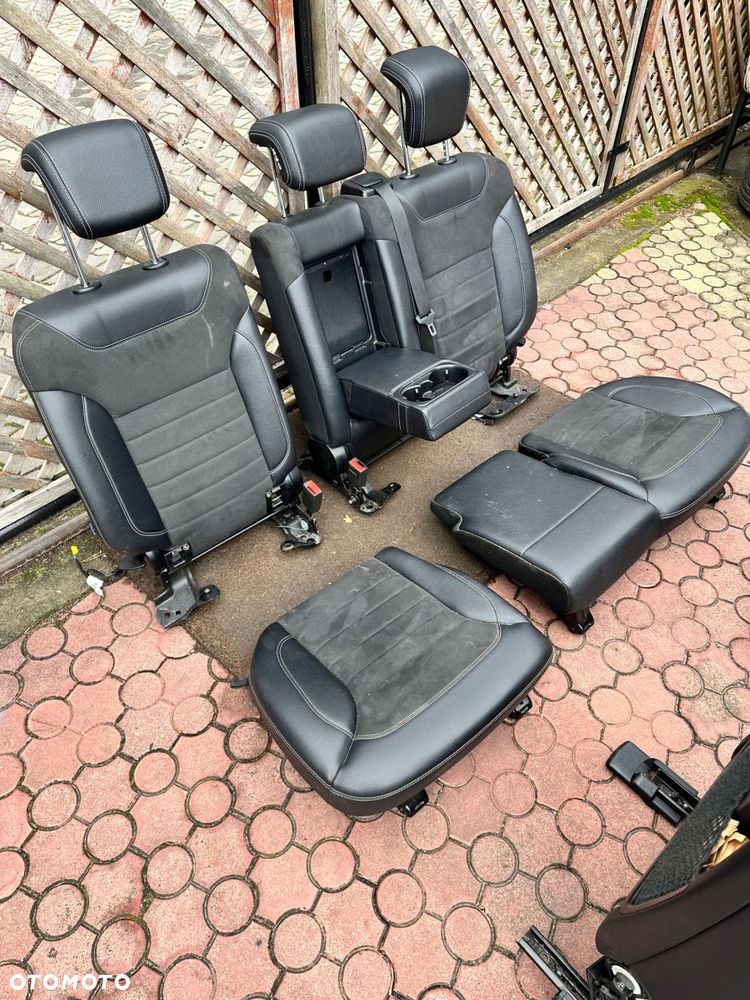 Fotele Kanapa Pół skóra Alcantara Mercedes ML W166 - 5