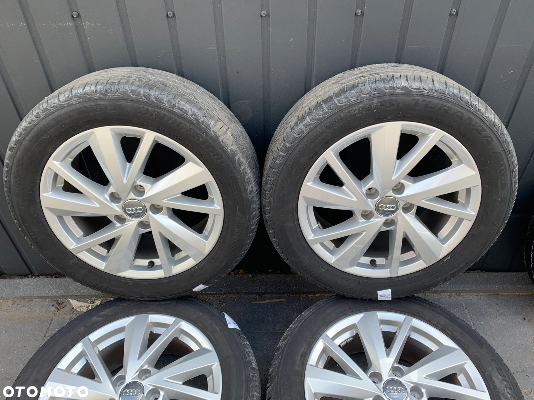 KOŁA FELGI OPONY 17 LATO BRIDGESTONE TURANZA AUDI Q2 81A 215/55/17 JAK NOWE 81A601025C - 2