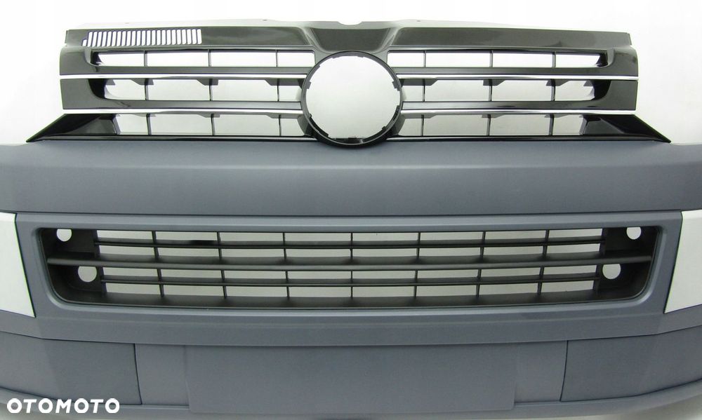 Zderzak przedni VW T5 09 - 15 Multivan Caravelle Bez Pdc - 5