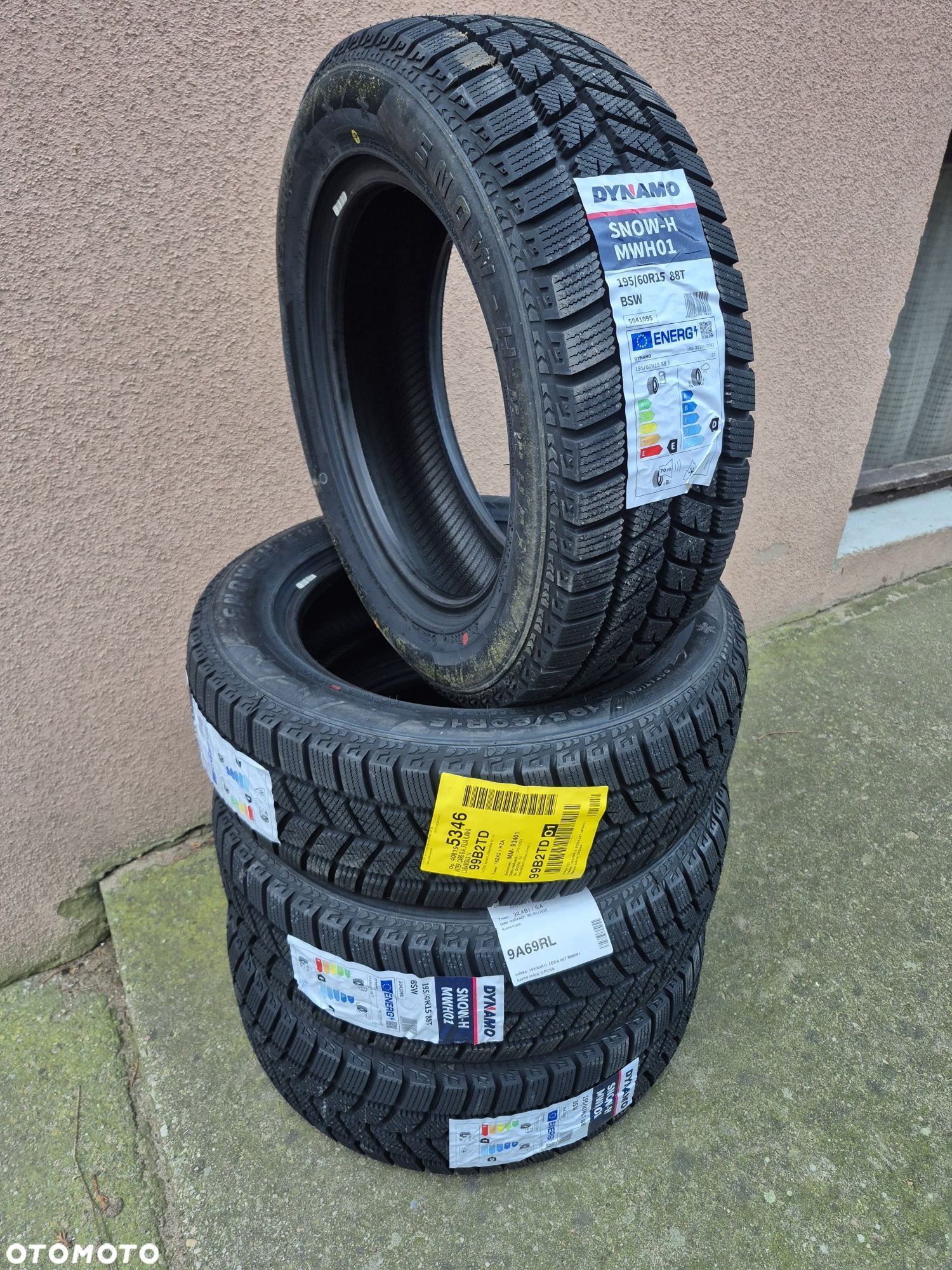 4 nowe opony zimowe 195/60/15 r15 2024r dynamo - 1