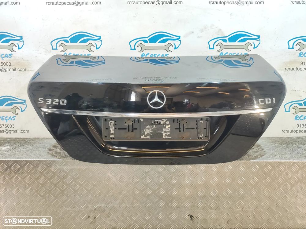 Porta Tampa Mala Mercedes Benz Class S W221 Fecho Puxador - 1