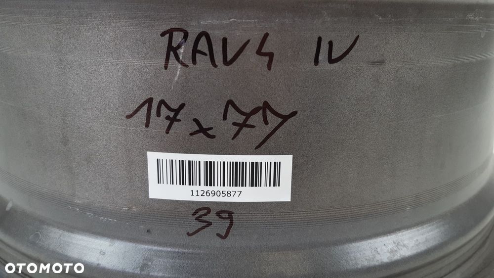 TOYOTA RAV4 IV FELGA ALUMINIOWA 17X7.0 - 13